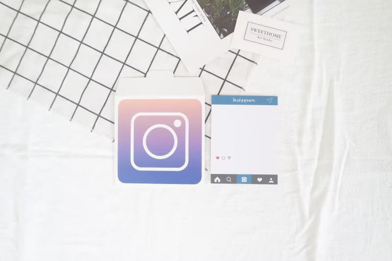 現貨 /  IG 信封造型印刷賀卡 生日卡片 Instagram 情侶紀念 照片