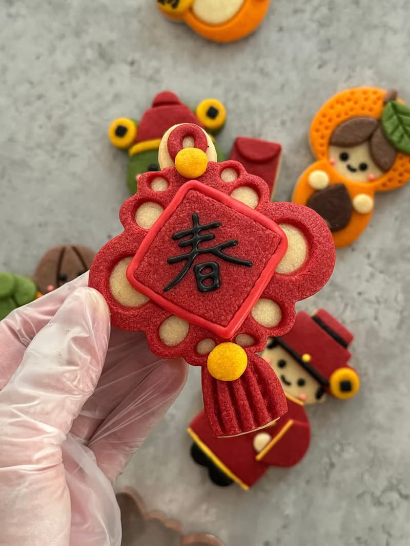 財蛇爺新年餅乾禮盒。S-cookie原創