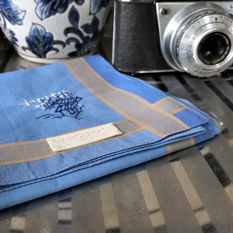 免費定制手綉字母 環保手工刺繡色織全棉手帕 - 旅程