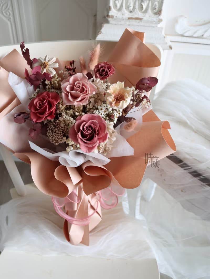 喜相逢 不凋花花束 永生花束