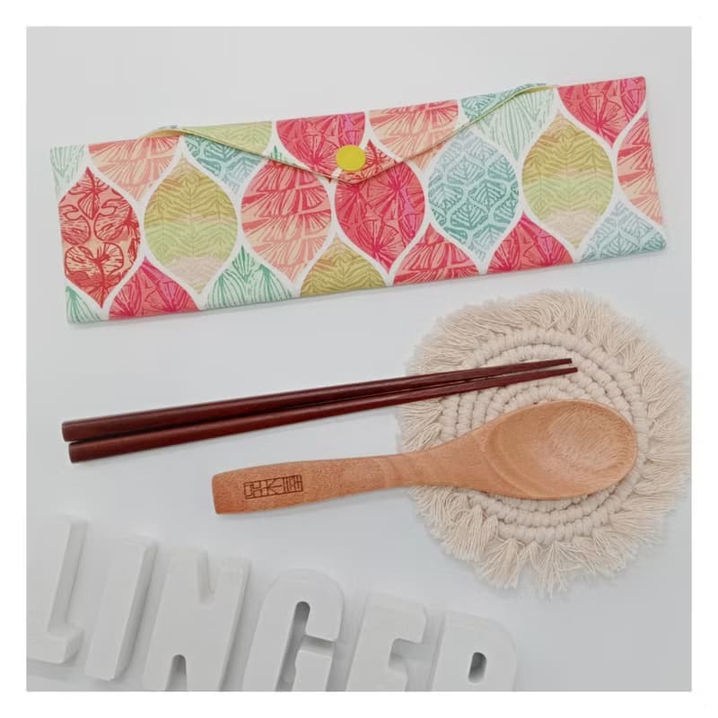 //楓葉// 餐具包/刷具包/文具筆袋