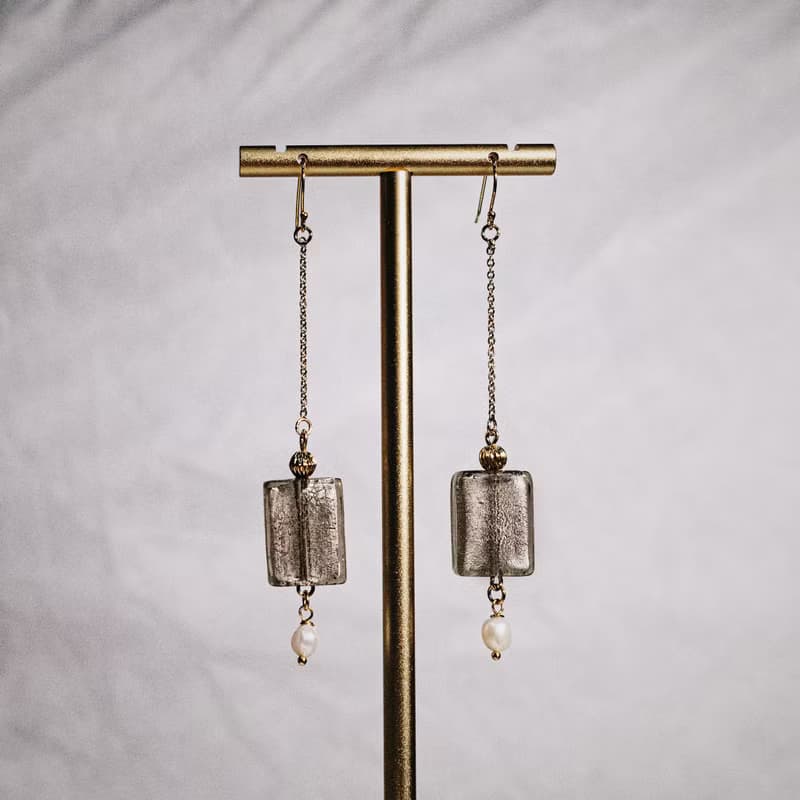 Nýx Dangle Earrings 星夜琉璃吊墜耳飾