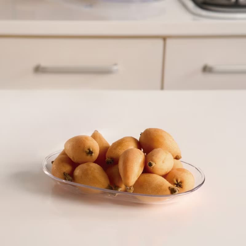 【哩皿生活】Tritan橢圓盤 3入組  玻璃質感 野餐盤 露營 甜點盤