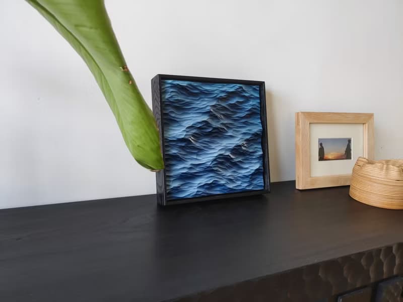 石膏海 臥室桌面擺件 牆壁掛畫 精美禮物