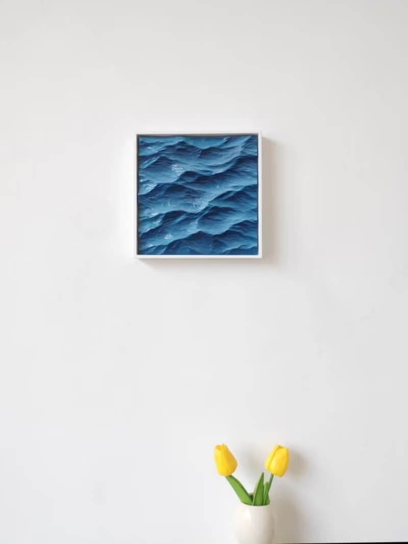 石膏海 臥室桌面擺件 牆壁掛畫 精美禮物