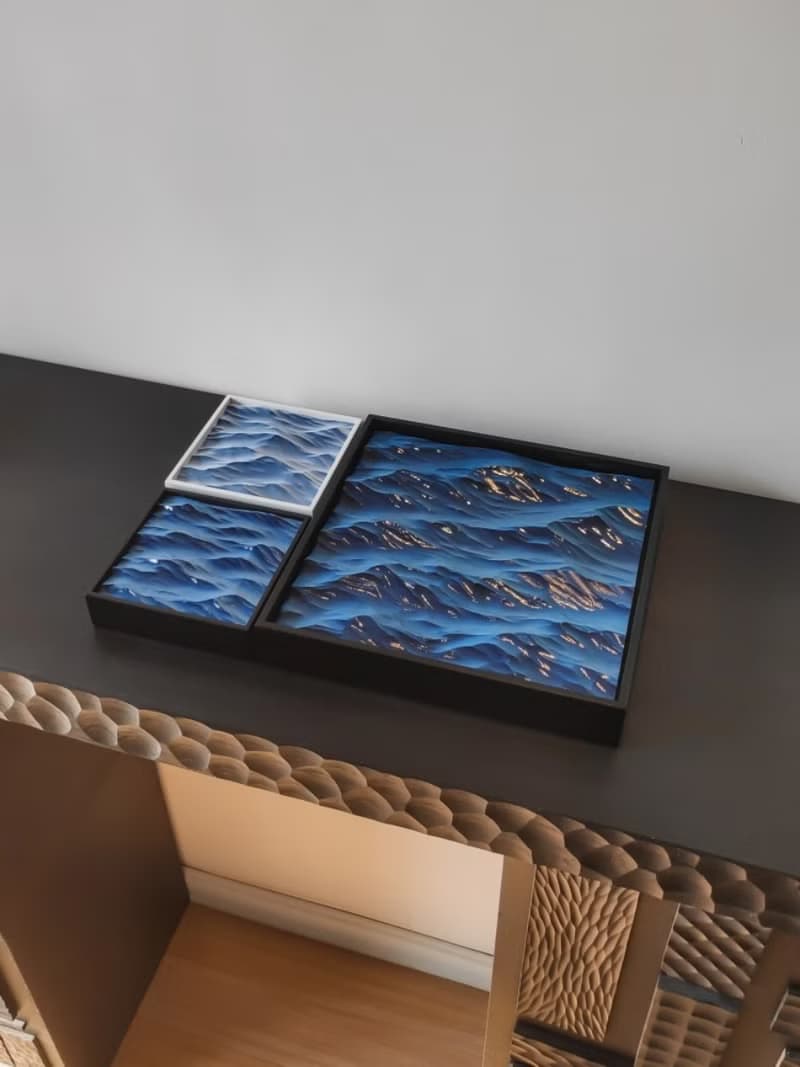 石膏海 臥室桌面擺件 牆壁掛畫 精美禮物