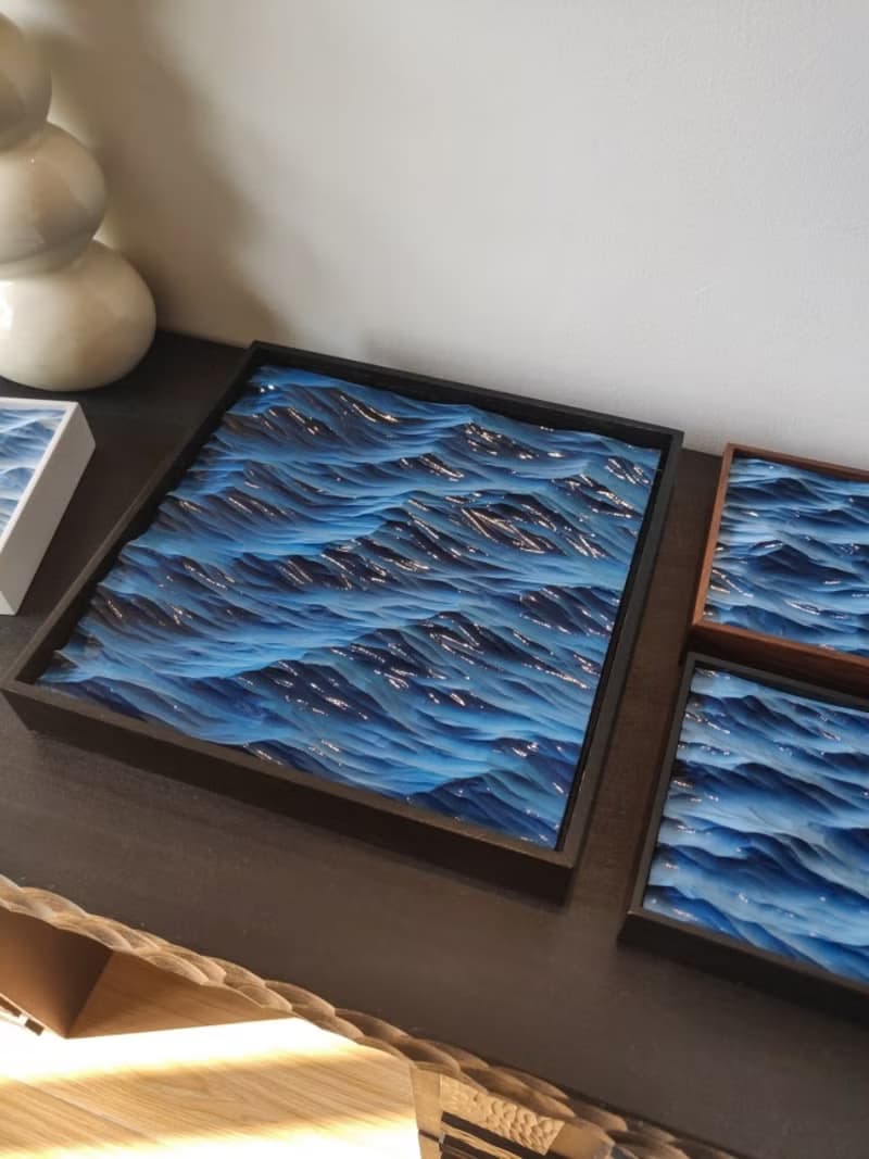 石膏海 臥室桌面擺件 牆壁掛畫 精美禮物