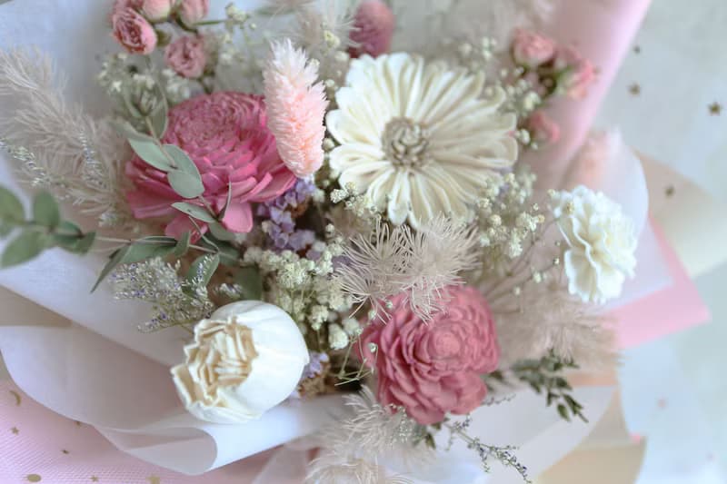 G79仙氣飄飄粉色系乾燥花束