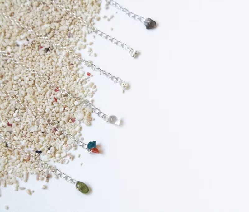 簡約直線手鍊 / 平衡 - 石榴石 藍尖晶 925銀手鍊