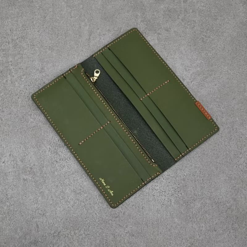 扁長夾 錢包 男士皮夾 卡夾 薄長夾 銀包