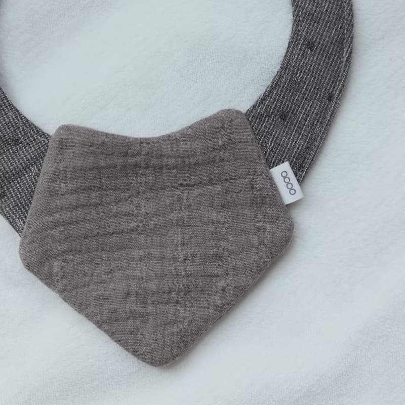 Cocuu Bib 紋理圍兜 -質感咖