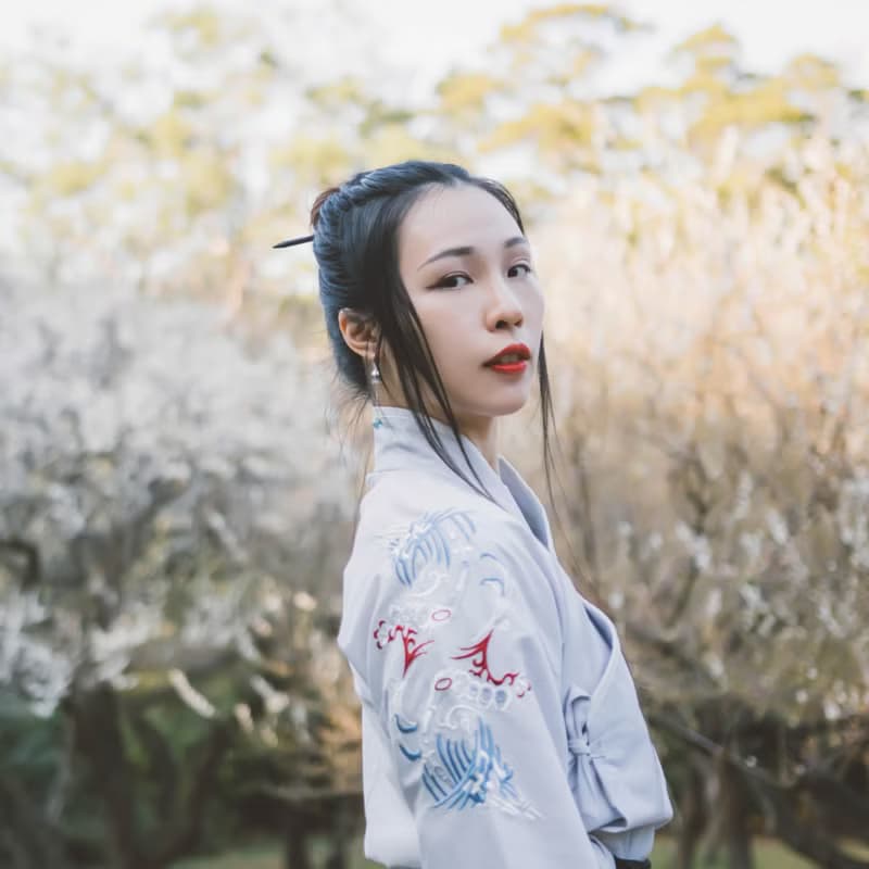 梅蘭木簪(紅+金粉/綠+金粉款)-共8色
