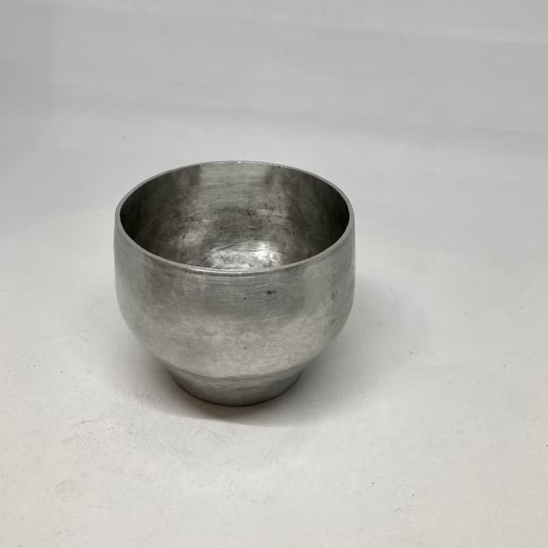 清酒杯/燒酌杯/盃形純錫酒杯大杯,青冶金工手作鍛打純錫杯