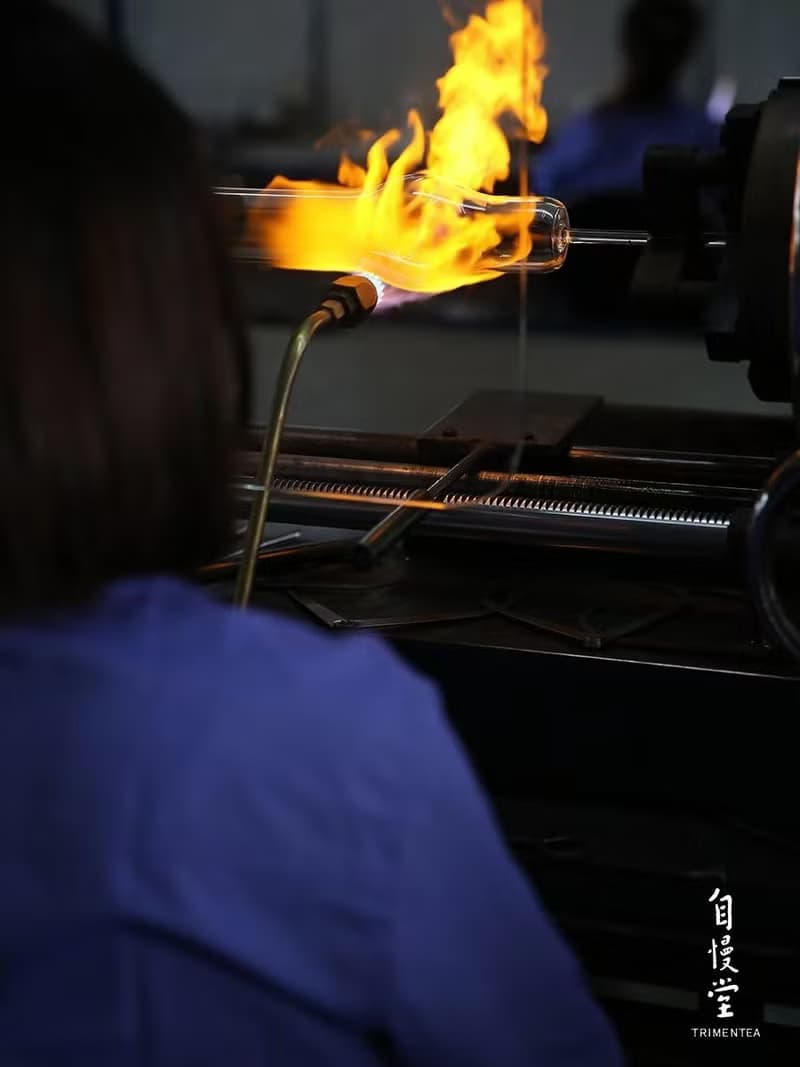 自慢堂 玻璃中蛋盅 惜春/綠亮片/黑亮片