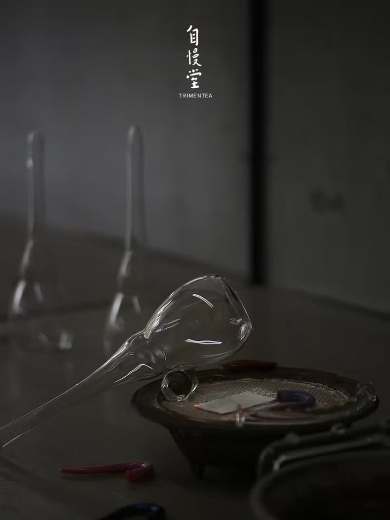 自慢堂 玻璃中蛋盅 惜春/綠亮片/黑亮片