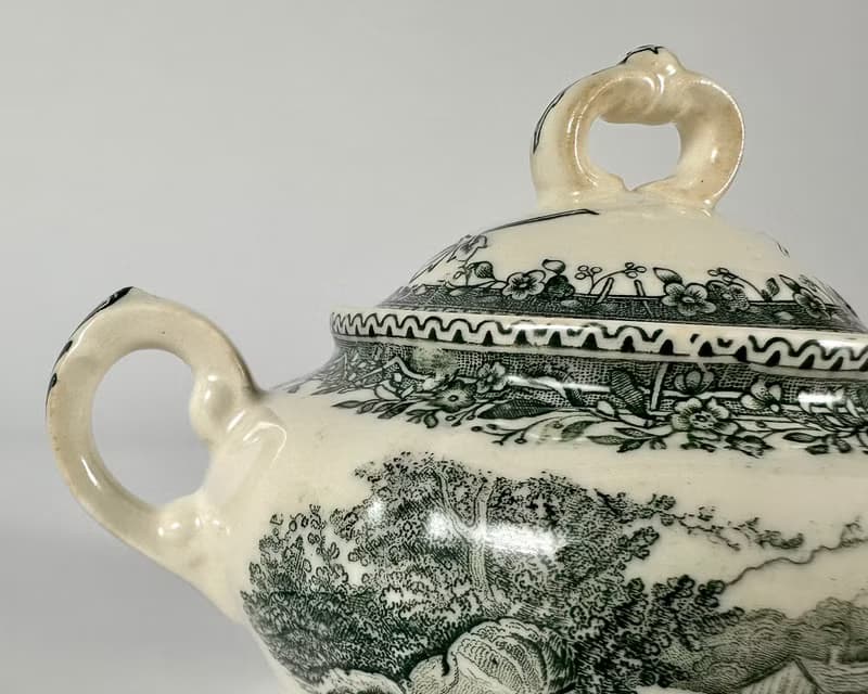 Villeroy & Boch 咖啡餐具套裝綠色布爾根蘭帶郵票 1970 年代/