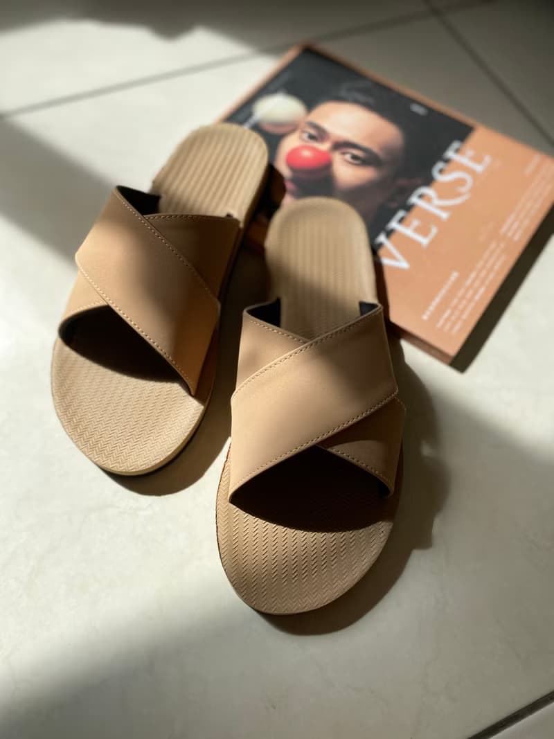 indosole CROSS 環保拖鞋 沙漠棕 女