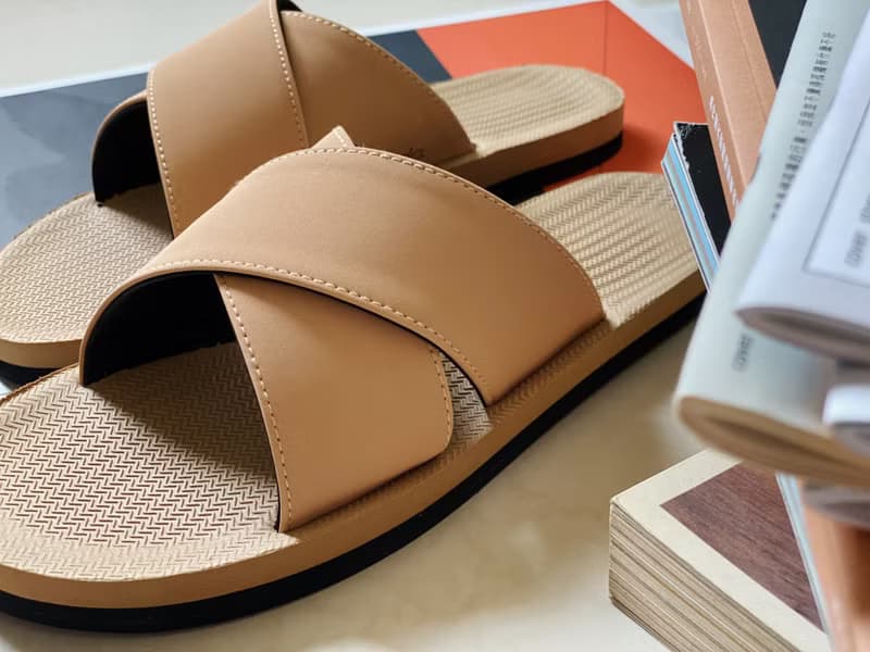 indosole CROSS 環保拖鞋 沙漠棕 女
