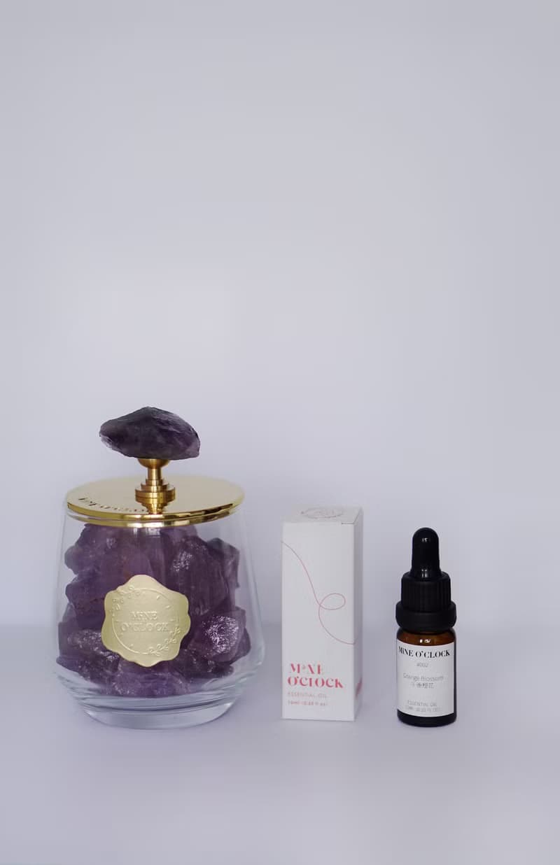天然擴香水晶香薰 (紫水晶) 擴香原石 擴香石