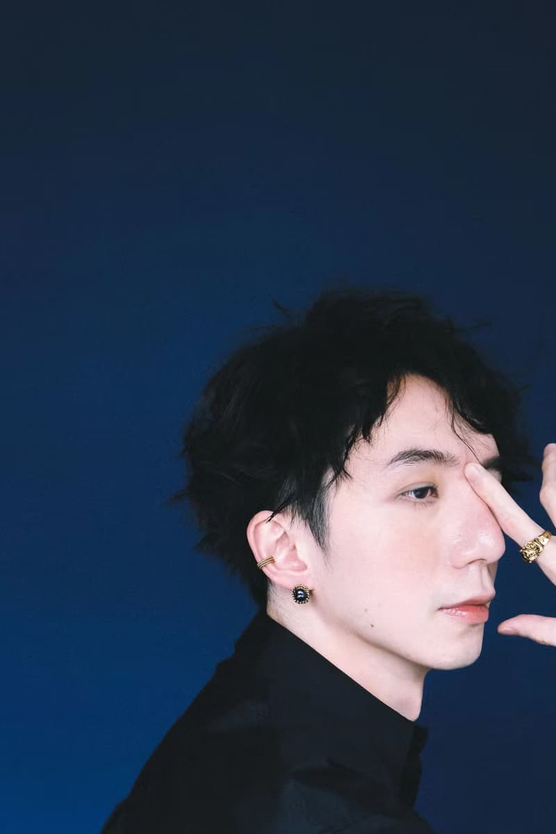 COR-DATE / UNISEX / 藍色黑膽石耳環