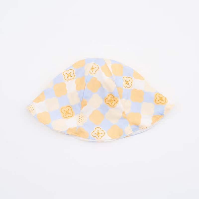 【印花樂寶寶彌月禮盒】精選3件組/玻璃海棠2號/俏皮黃藍