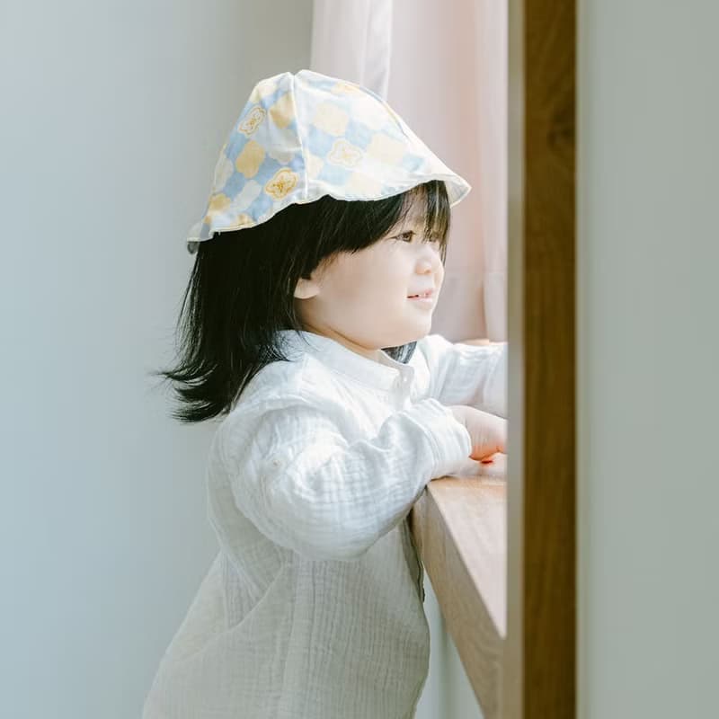 【印花樂寶寶彌月禮盒】精選3件組/玻璃海棠2號/俏皮黃藍