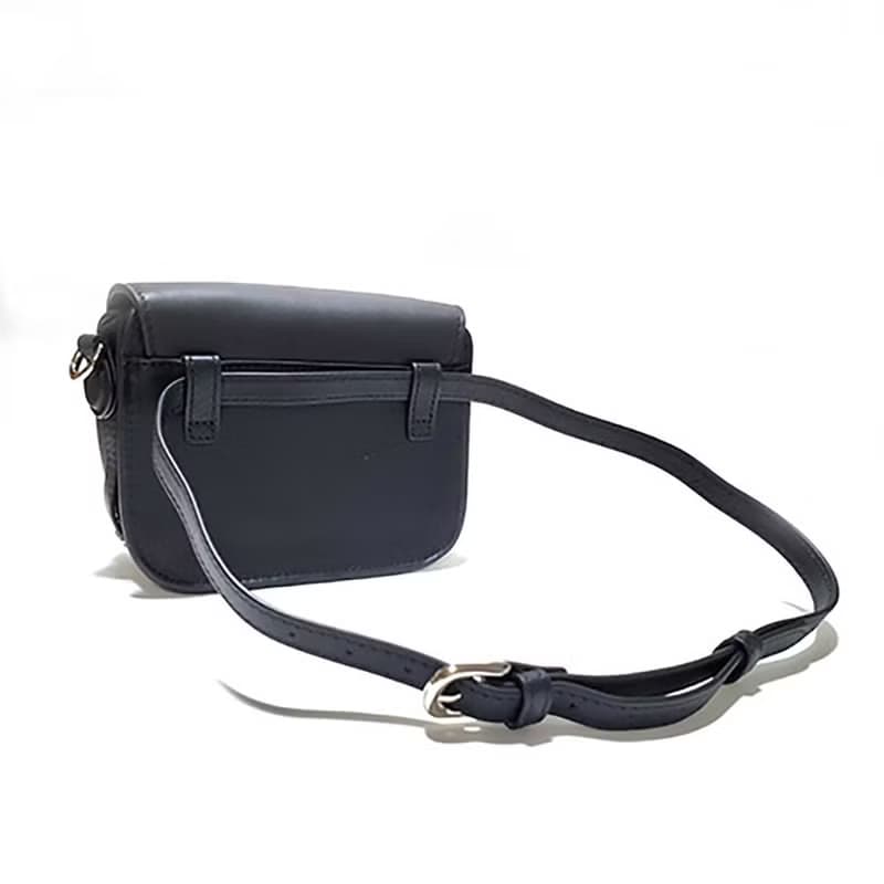 Mini Saddle 真皮手袋,托特包,斜背包,腰包,斜孭袋 黑色