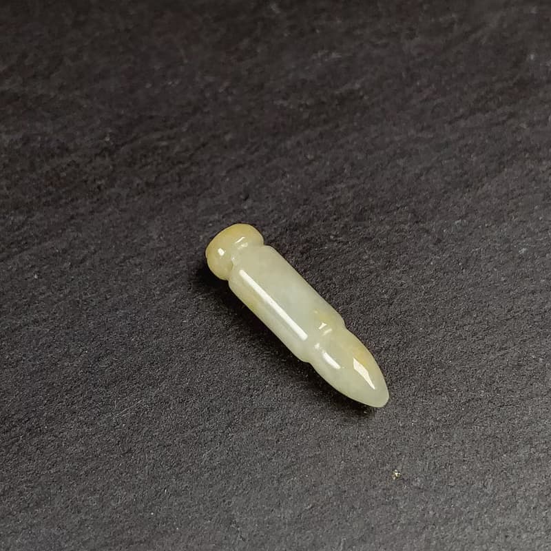 黃翡翡翠文昌筆項鍊 | 天然緬甸玉A貨翡翠 | 送禮