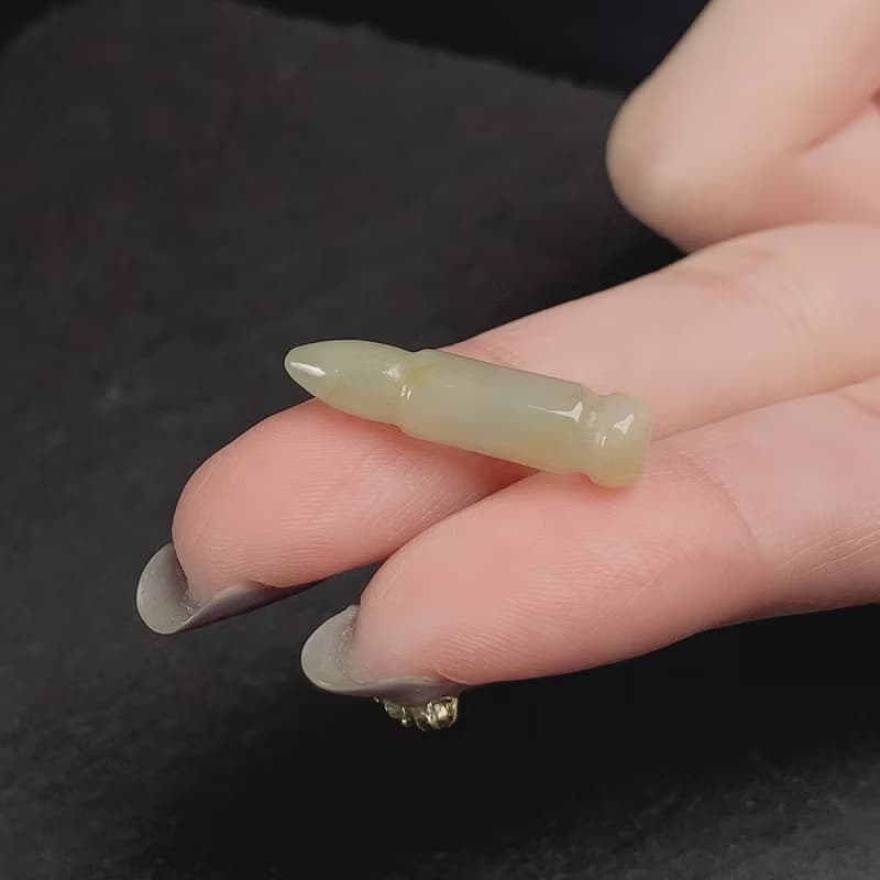 黃翡翡翠文昌筆項鍊 | 天然緬甸玉A貨翡翠 | 送禮