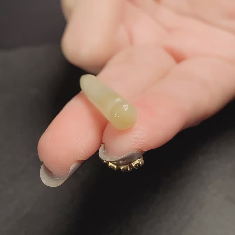 黃翡翡翠文昌筆項鍊 | 天然緬甸玉A貨翡翠 | 送禮