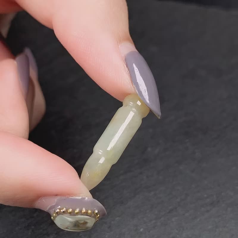黃翡翡翠文昌筆項鍊 | 天然緬甸玉A貨翡翠 | 送禮