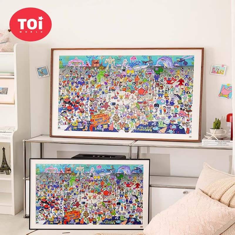 TOi圖益 海綿寶寶系列 歡迎來到比奇堡 1000片拼圖 正版授權收藏