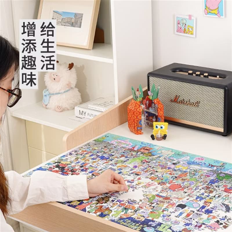 TOi圖益 海綿寶寶系列 歡迎來到比奇堡 1000片拼圖 正版授權收藏