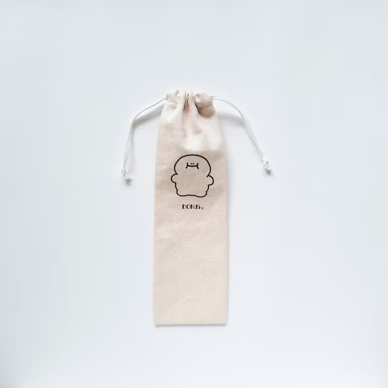 H仔環保吸管收納袋 加長款 - 圓滾滾