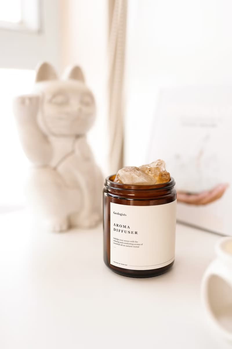 黃水晶 水晶擴香器 | 開運小物