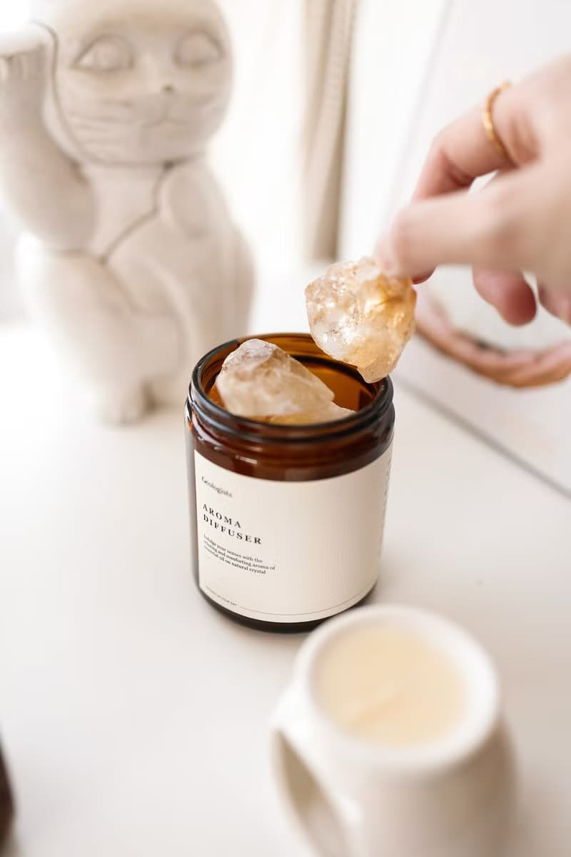 黃水晶 水晶擴香器 | 開運小物