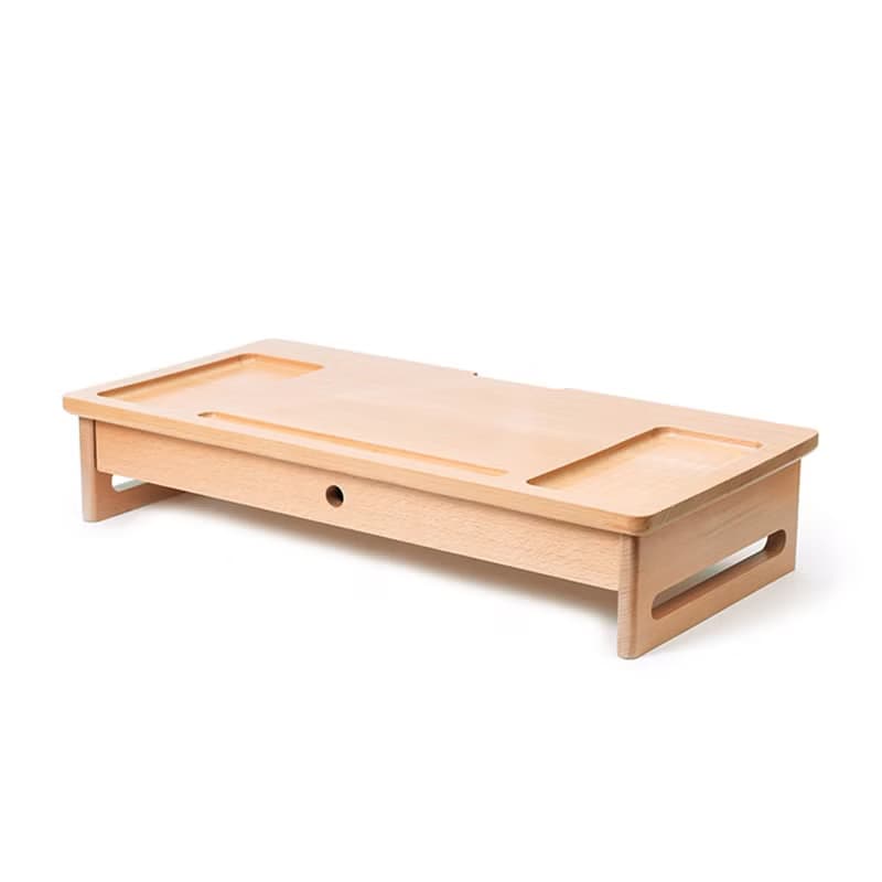 【電腦螢幕抽屜架】木製辦公用品 堆疊收納 | Wooderful life