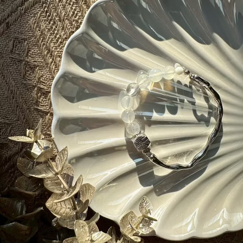 白銀全能天鐵彈性手鍊