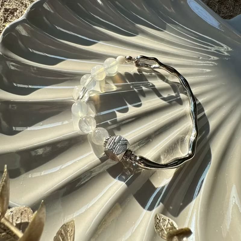 白銀全能天鐵彈性手鍊