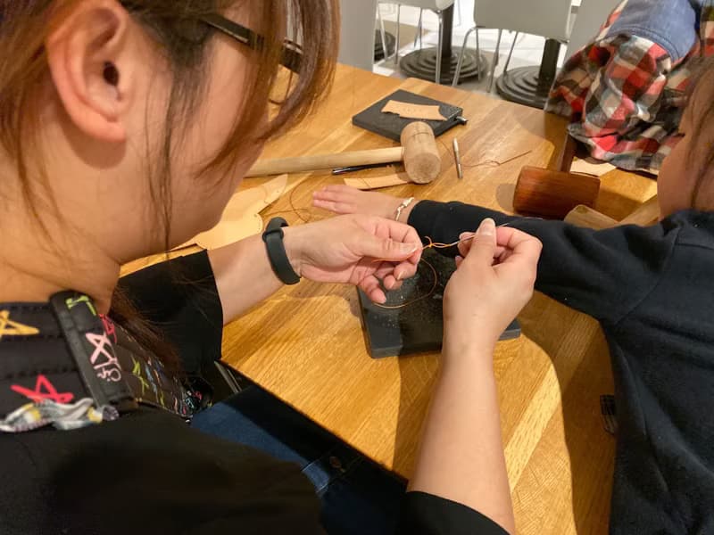 【體驗】【皮件手作】橫式黑色牛皮革三卡層相片短夾 情人節 父親節