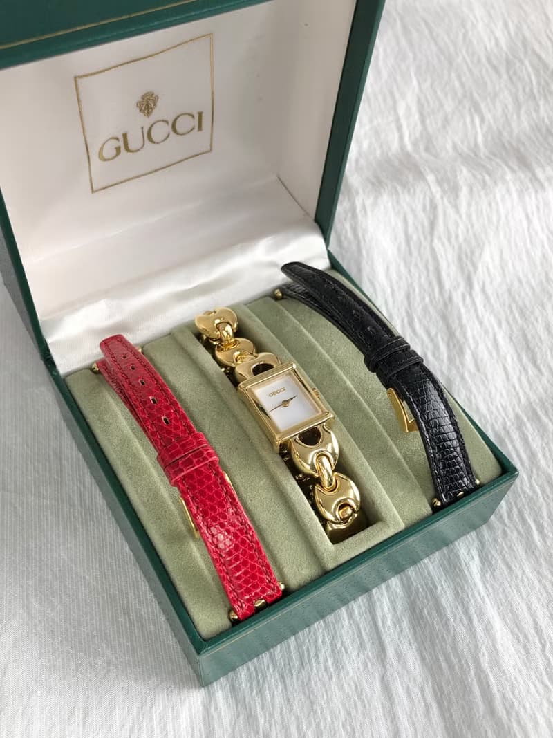 【 日本直送　名牌中古包 】GUCCI グッチ 腕時計 ゴールド ステンレススチール クウォーツ 1800L vintage ヴィンテージ wu52cy