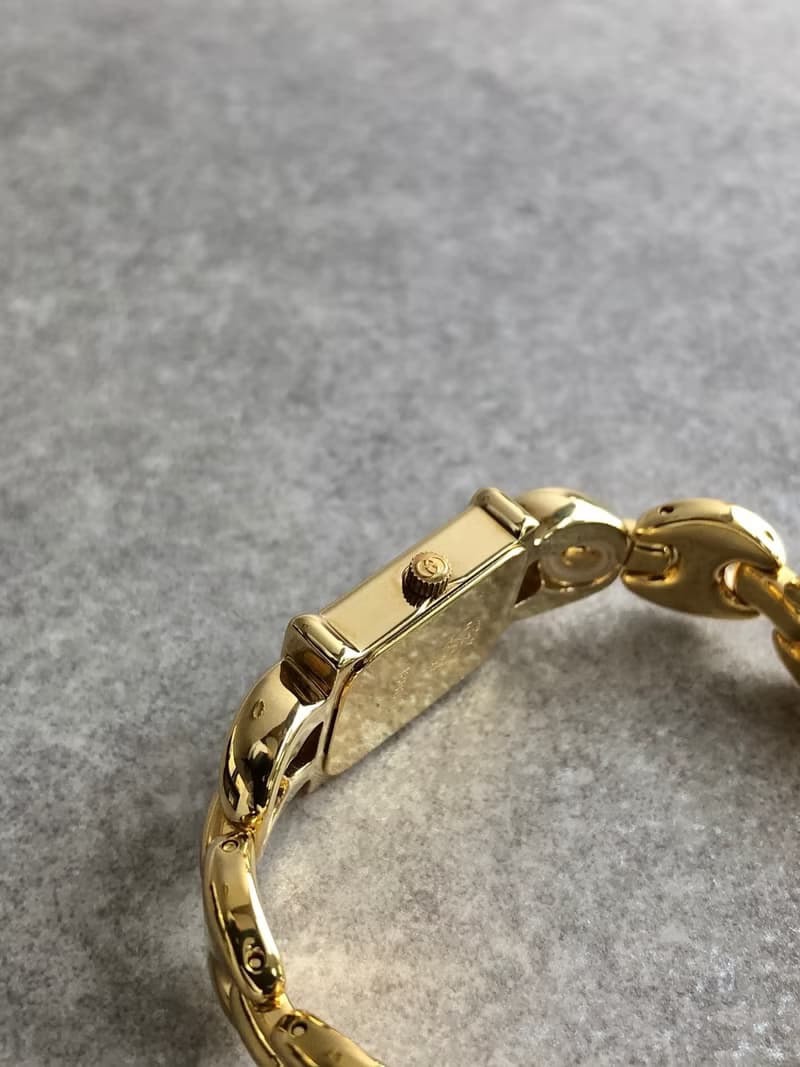 【 日本直送　名牌中古包 】GUCCI グッチ 腕時計 ゴールド ステンレススチール クウォーツ 1800L vintage ヴィンテージ wu52cy