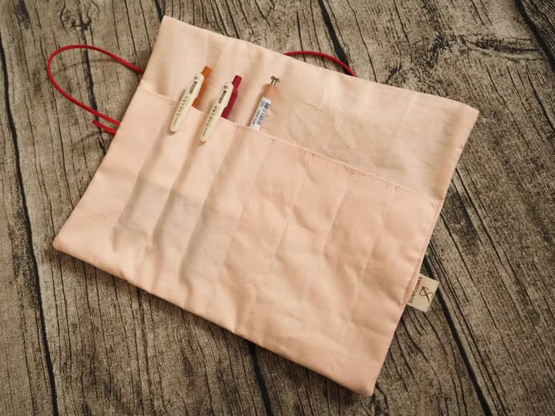 可愛和風食物圖案捲筆袋 餐具袋