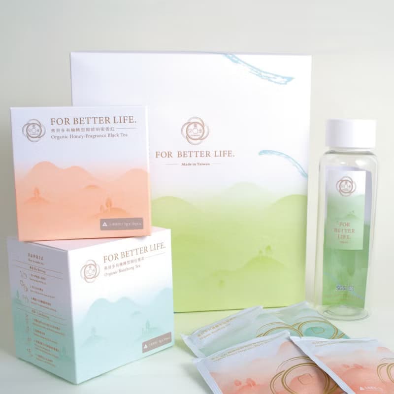 【弗貝多】年末獻禮 | 經典冷泡禮盒組 | 得獎等級有機台灣茶