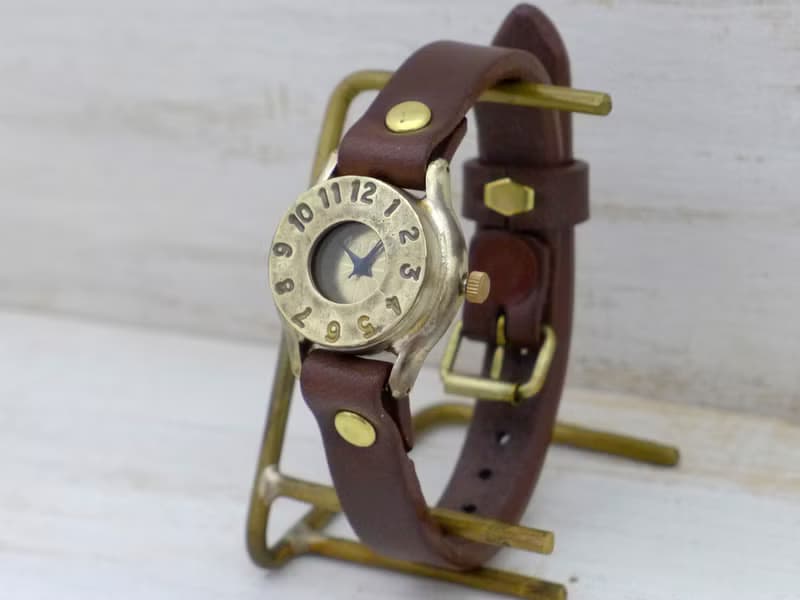 手作り腕時計  BIWA   Lady's 22mm Brass(真鍮)  (235)