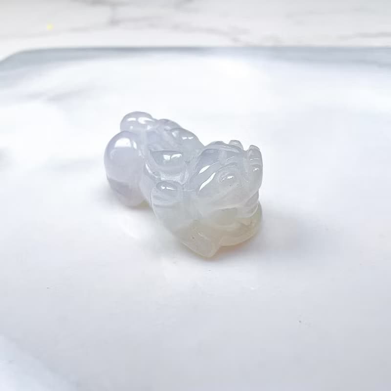 【招財神獸】冰種翡翠戰神貔貅| 天然緬甸玉翡翠 | 送禮