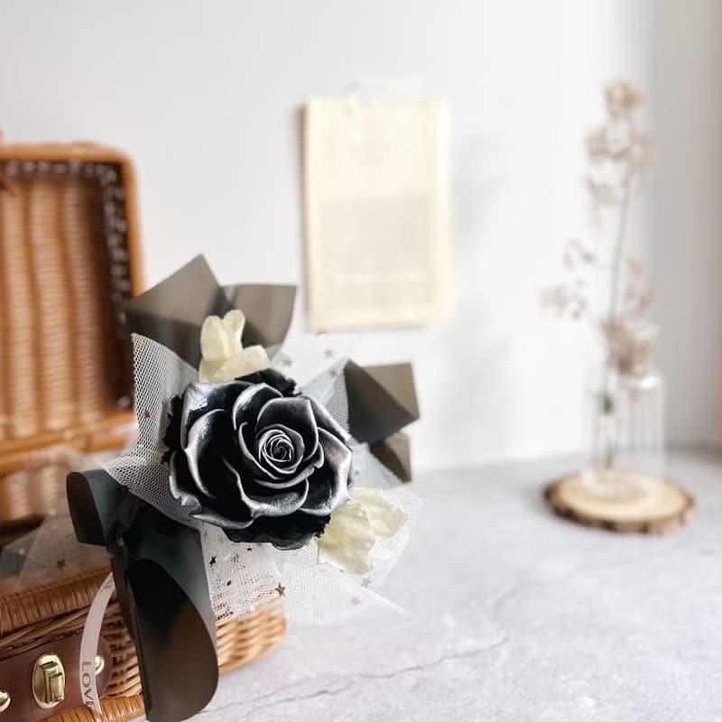 皇家厄爾瓜多單隻永生玫瑰 | 銀河主題系列 情人節 七夕 永生花