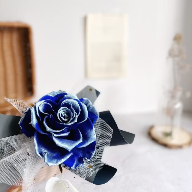 皇家厄爾瓜多單隻永生玫瑰 | 銀河主題系列 情人節 七夕 永生花