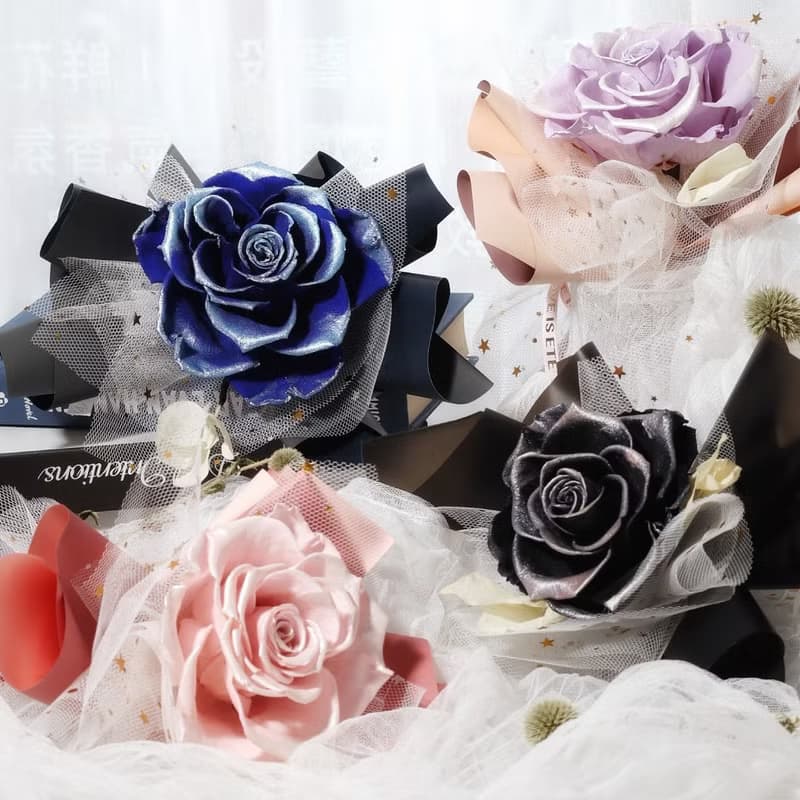 皇家厄爾瓜多單隻永生玫瑰 | 銀河主題系列 情人節 七夕 永生花