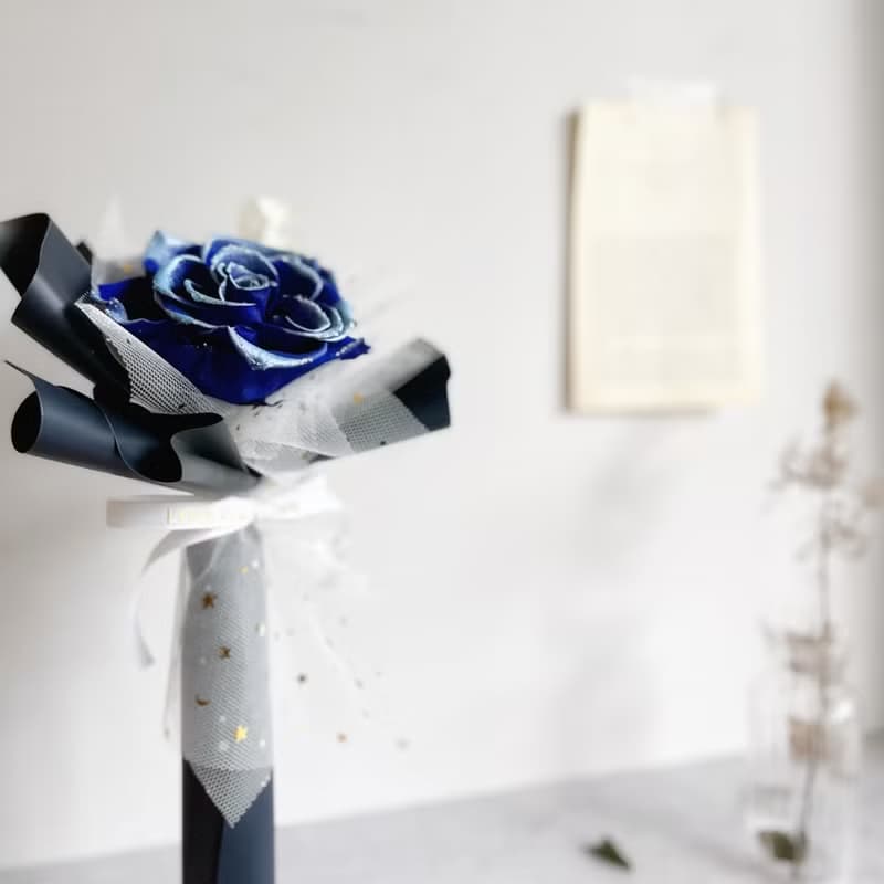 皇家厄爾瓜多單隻永生玫瑰 | 銀河主題系列 情人節 七夕 永生花